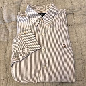 Polo Ralph Lauren seersucker button down - L